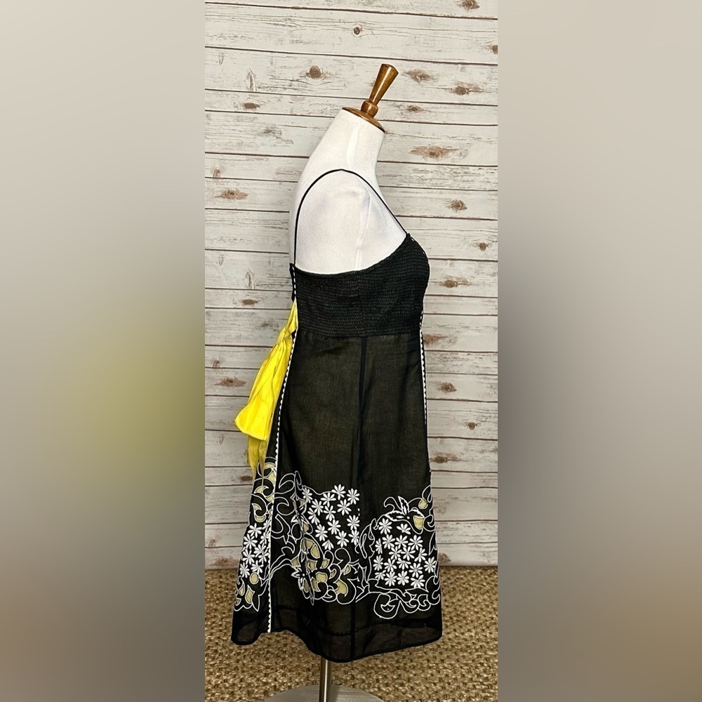 Anthropologie Floreat Step-by-Step floral embroidered and cutout voile sundress - Picture 4 of 7